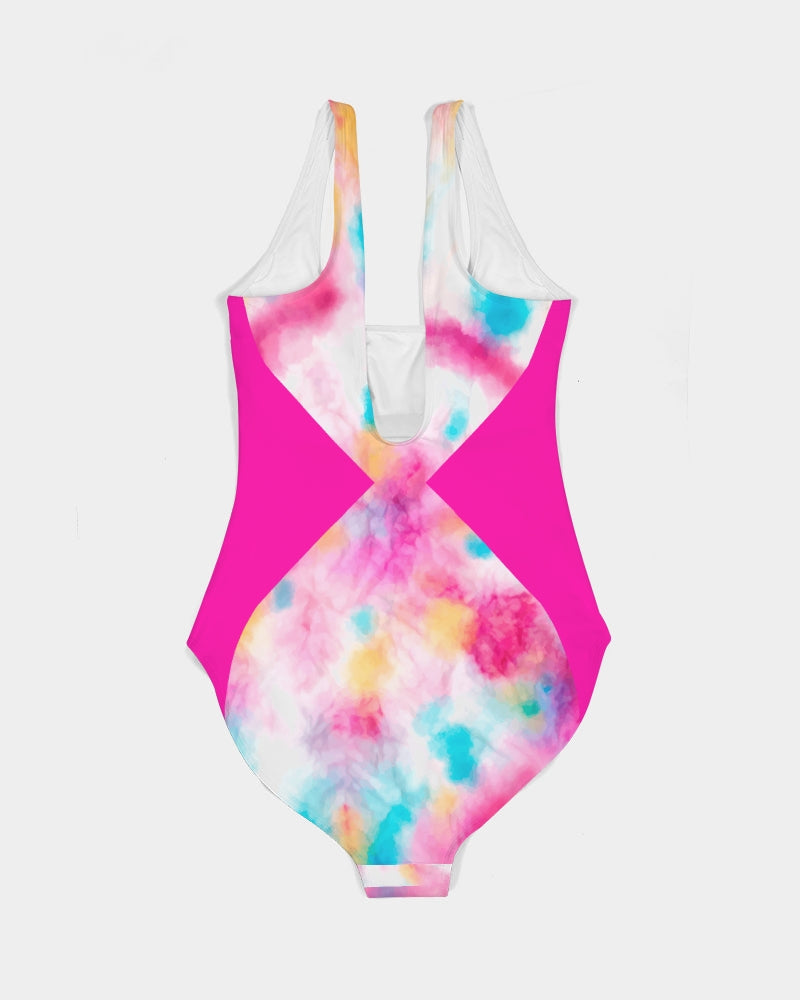 Tie-Dye-For Women's One-Piece Swimsuit