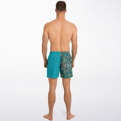 Sea Petal Swirls 5.5" Men Swim Shorts