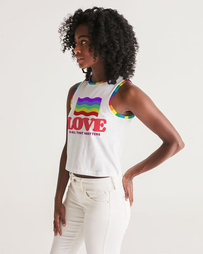 Love is All That Matters Cropped Tank