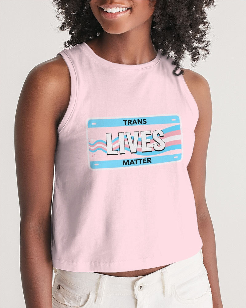 Trans Lives Matter Cropped Tank