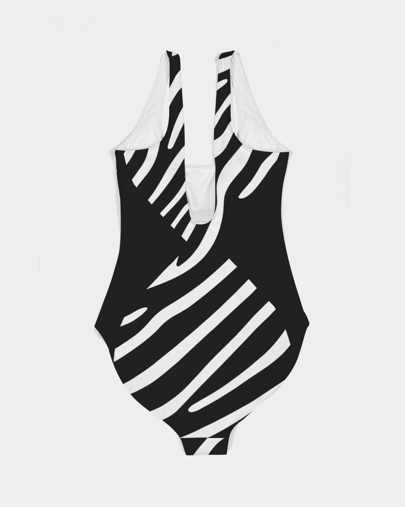 Graphic Zebra Women's One-Piece Swimsuit