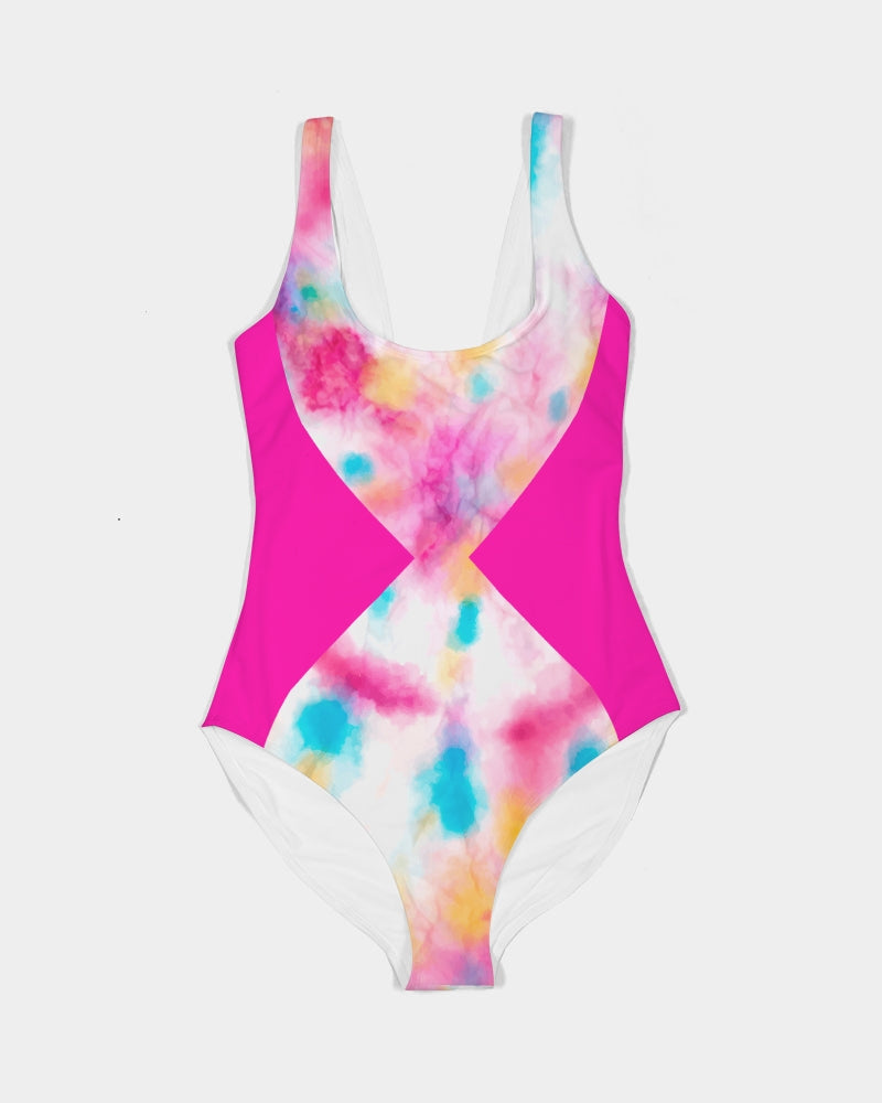 Tie-Dye-For Women's One-Piece Swimsuit