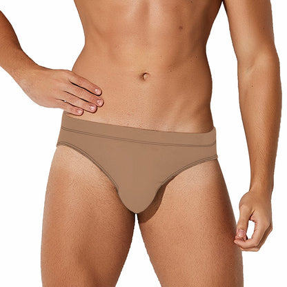 Solid Men's Swimming Briefs