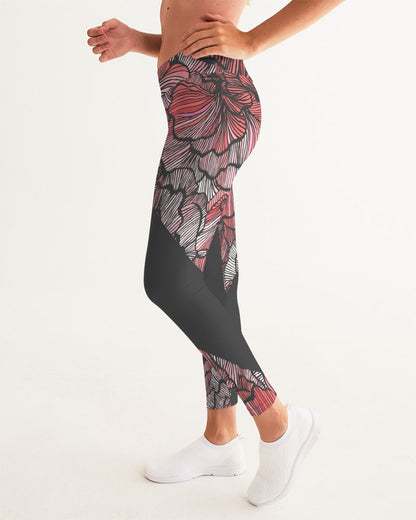 Petal Swirls Women's Yoga Pants