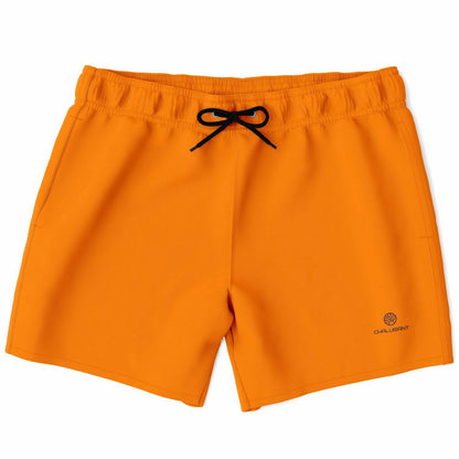 Tangy-Orange 5.5" Men Swim Shorts