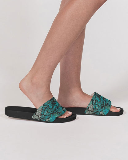 Sea Petal Swirls Women's Slide Sandal