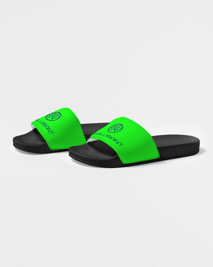 Neon Green Men's Slide Sandal