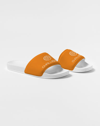 Tangy-Orange Men's Slide Sandal