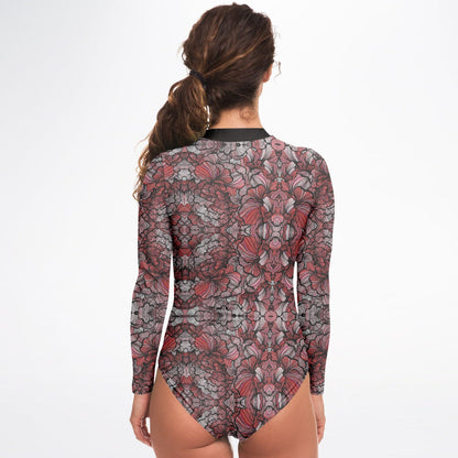 Petal Swirls Long Sleeve Bodysuit