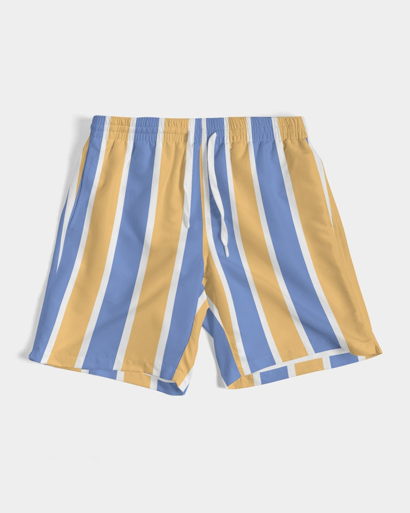 Summer Stripes 7" Classic Men Swim Trunk