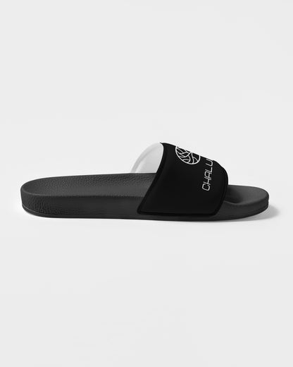 Chaluisant Black & White Women's Slide Sandal
