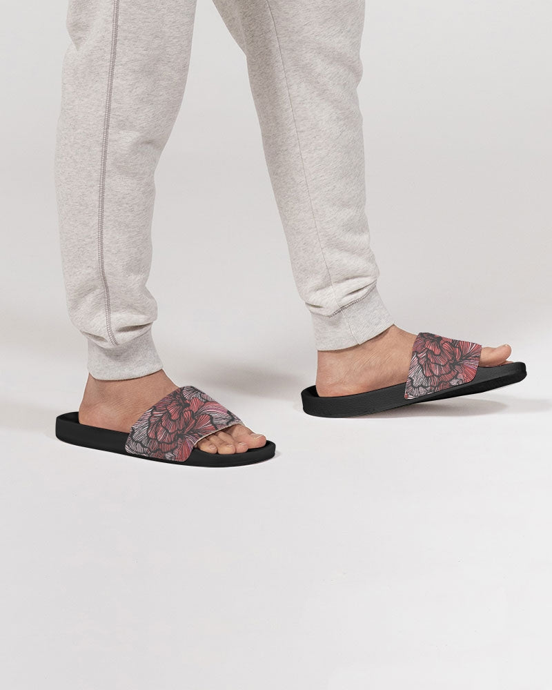 Petal Swirls Men's Slide Sandal