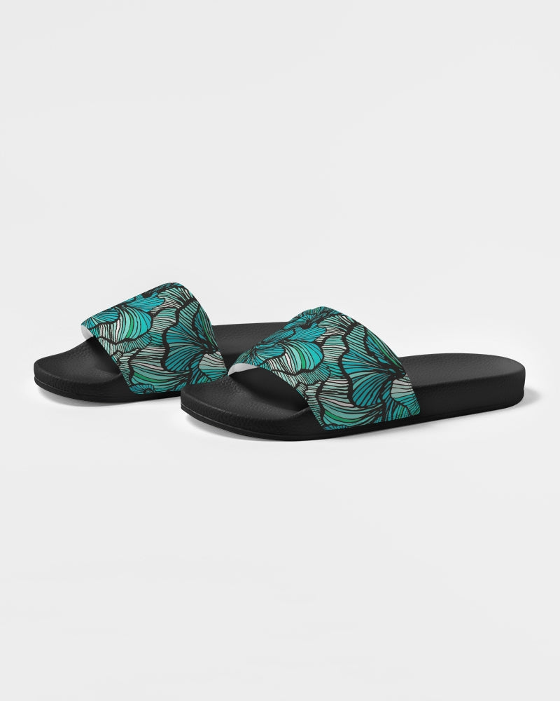 Sea Petal Swirls Men's Slide Sandal