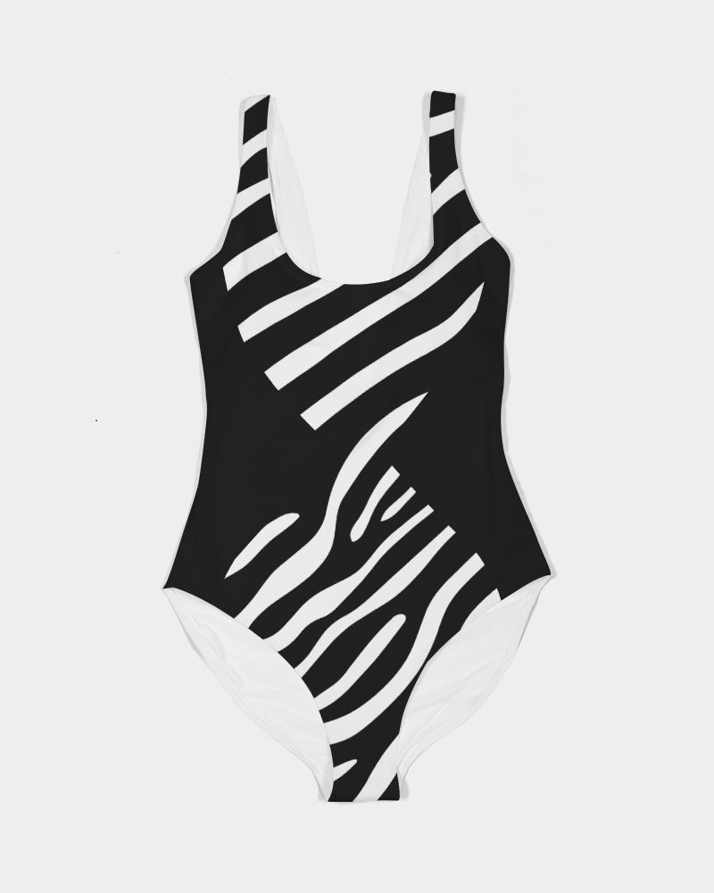 Graphic Zebra Women's One-Piece Swimsuit