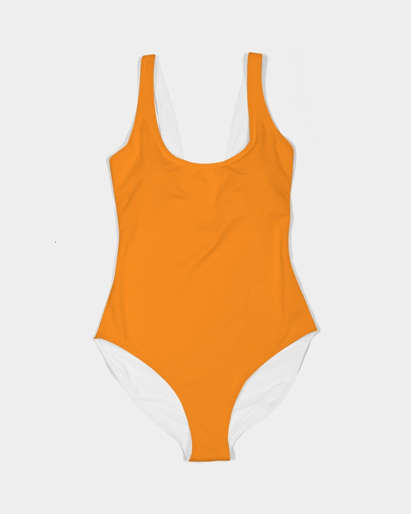 Tangy-Orange Women's One-Piece Swimsuit
