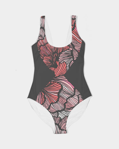Petal Swirls Women's One-Piece Swimsuit